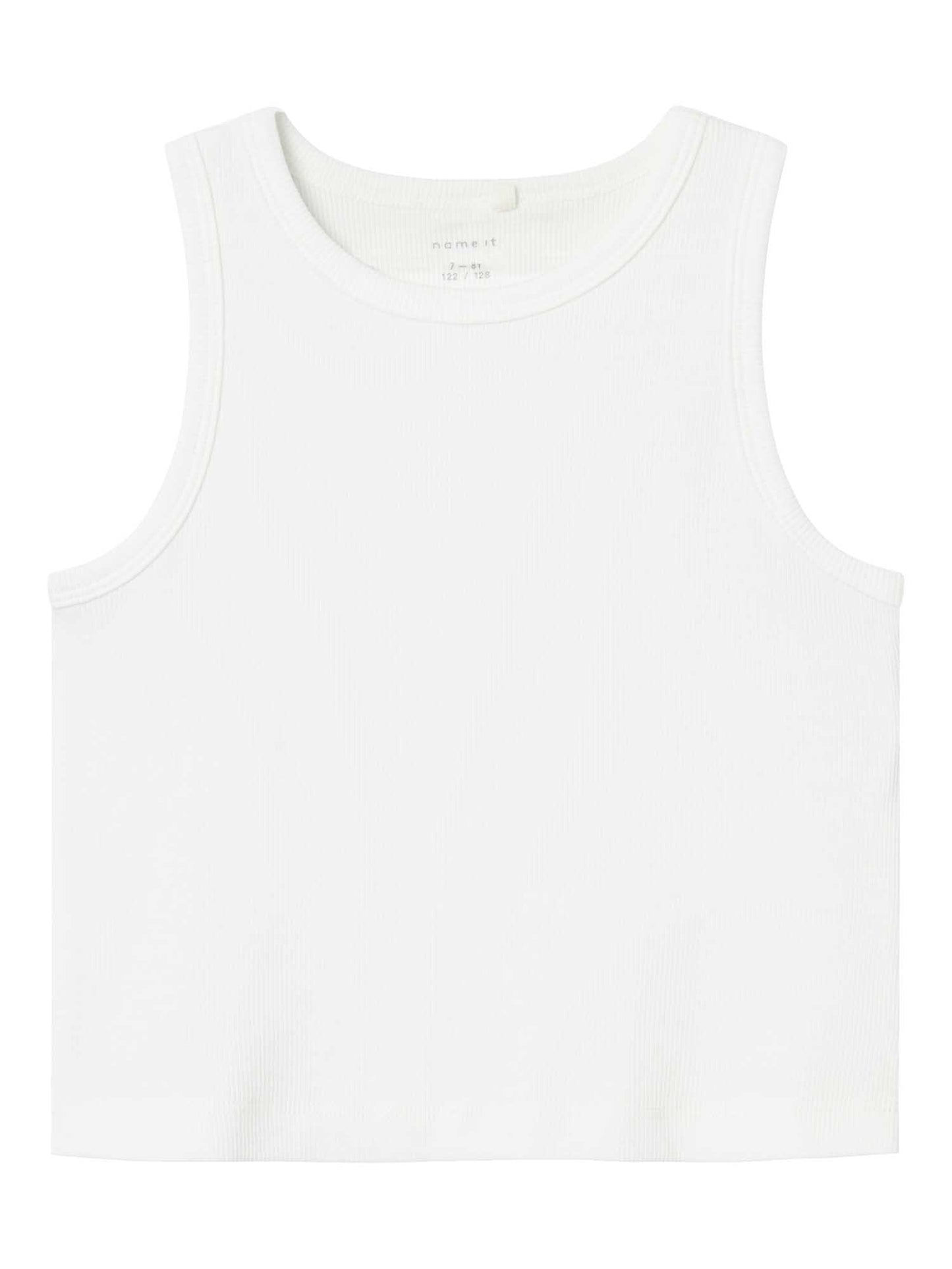 Canotta bianca unisex bambino Name It 13236672 Brigh