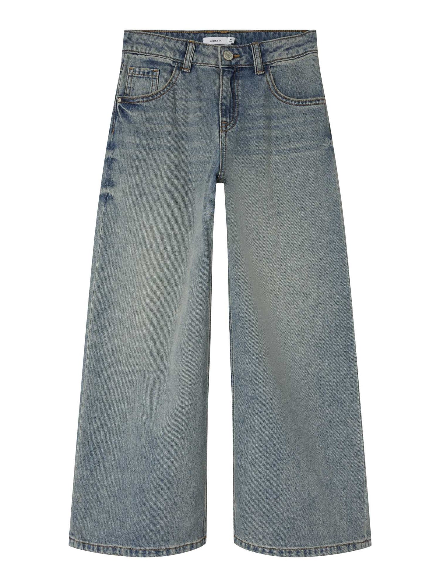 Jeans Name It Vinta a gamba extra larga in denim per bambino e bambina