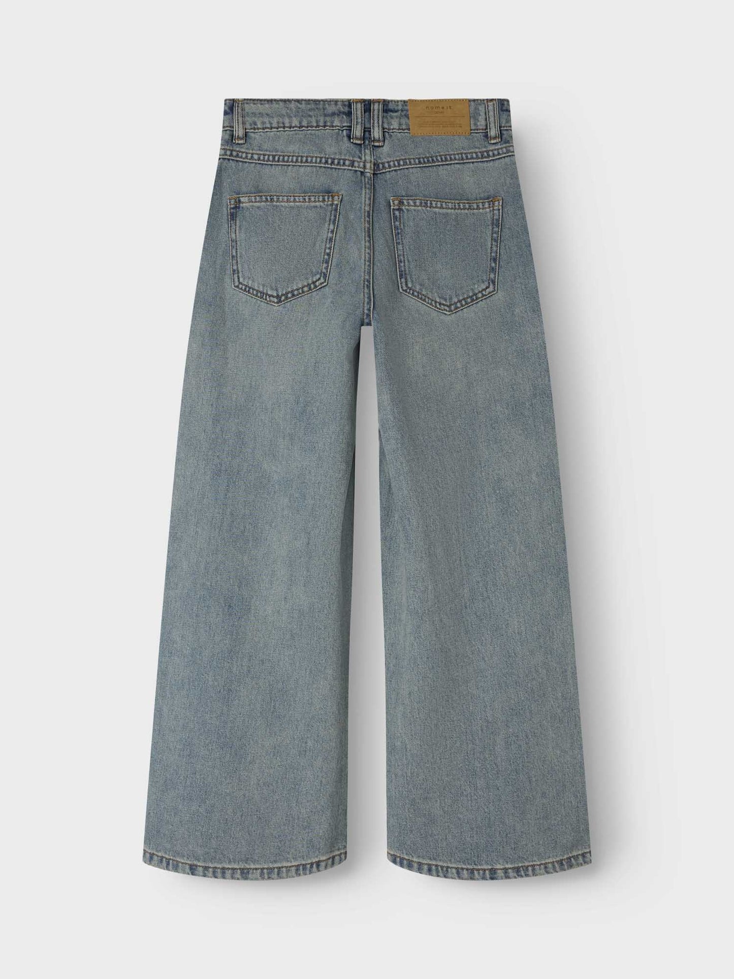 Jeans Name It Vinta a gamba extra larga in denim per bambino e bambina