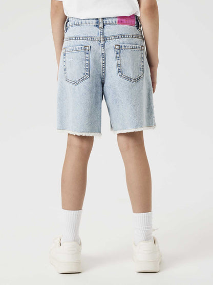 Shorts denim wide Name It unisex bambino per la primavera