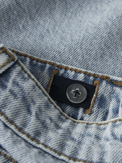 Shorts denim wide Name It unisex bambino per la primavera