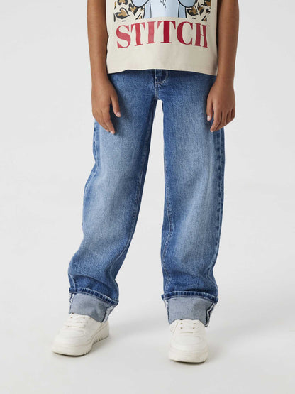 Jeans straight leg Name It unisex bambino blu medio