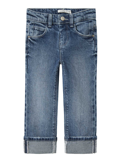Jeans Name It NmfRose Straight Fold unisex bambino in denim