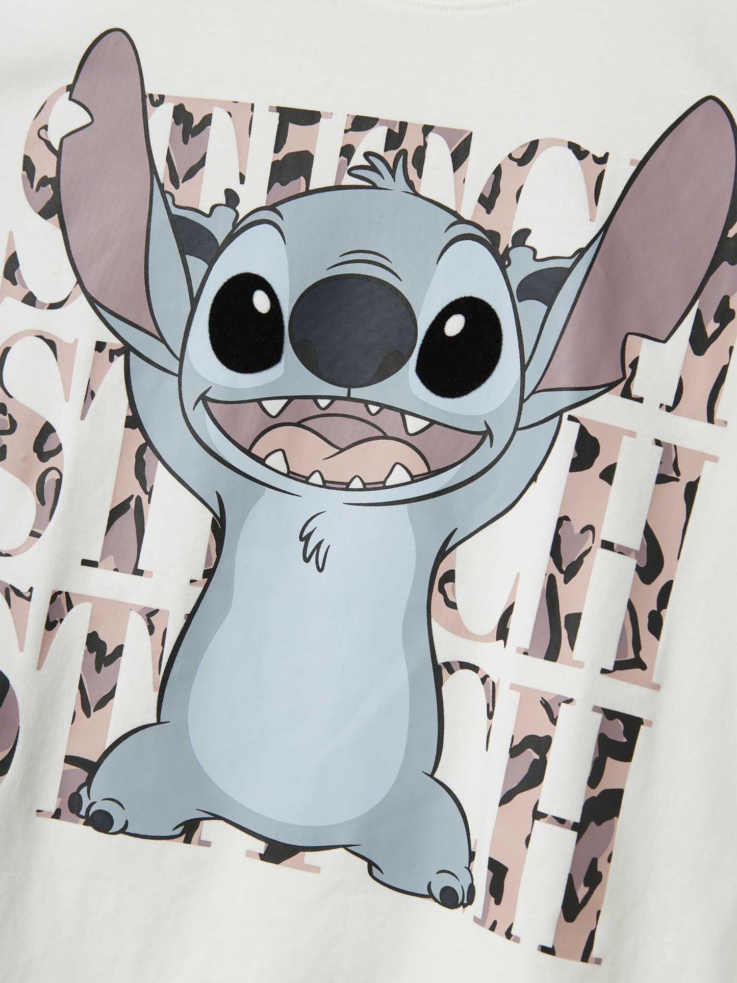 T-SHIRT JIXI STITCH NAME IT DA BAMBINA BIANCO