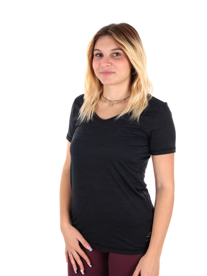 T-SHIRT TRAINING GAMINEL ENERGETICS DA DONNA NERO