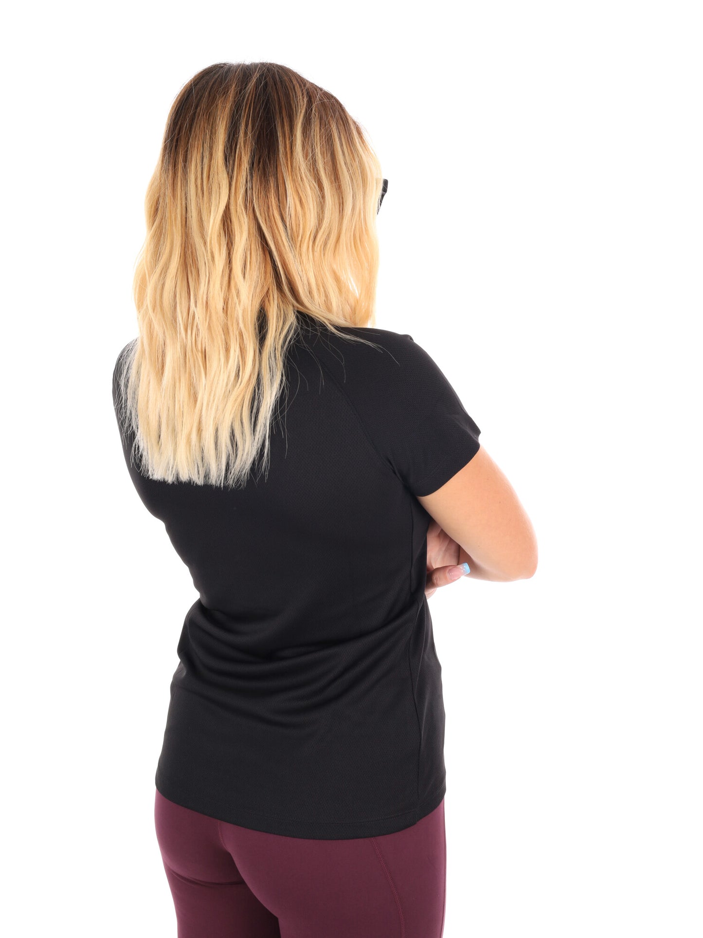 T-SHIRT RUNNING NATALJA ENERGETICS DA DONNA NERO