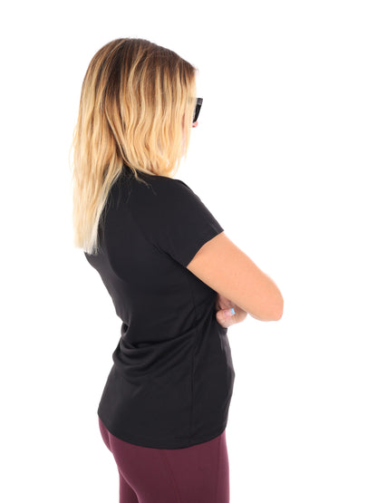 T-SHIRT RUNNING NATALJA ENERGETICS DA DONNA NERO