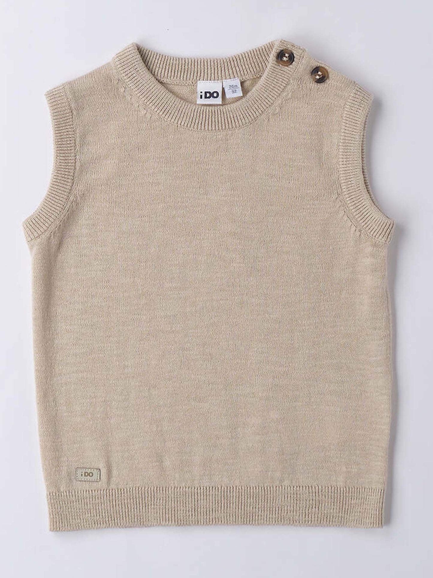 IDO GILET - BEIGE