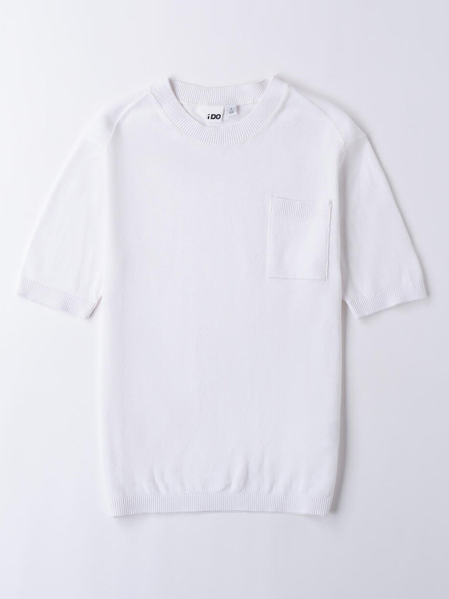 IDO T-SHIRT MAGLIA - BIANCO