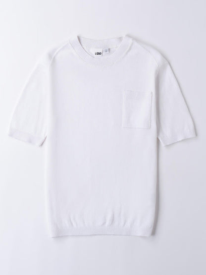 IDO T-SHIRT MAGLIA - BIANCO