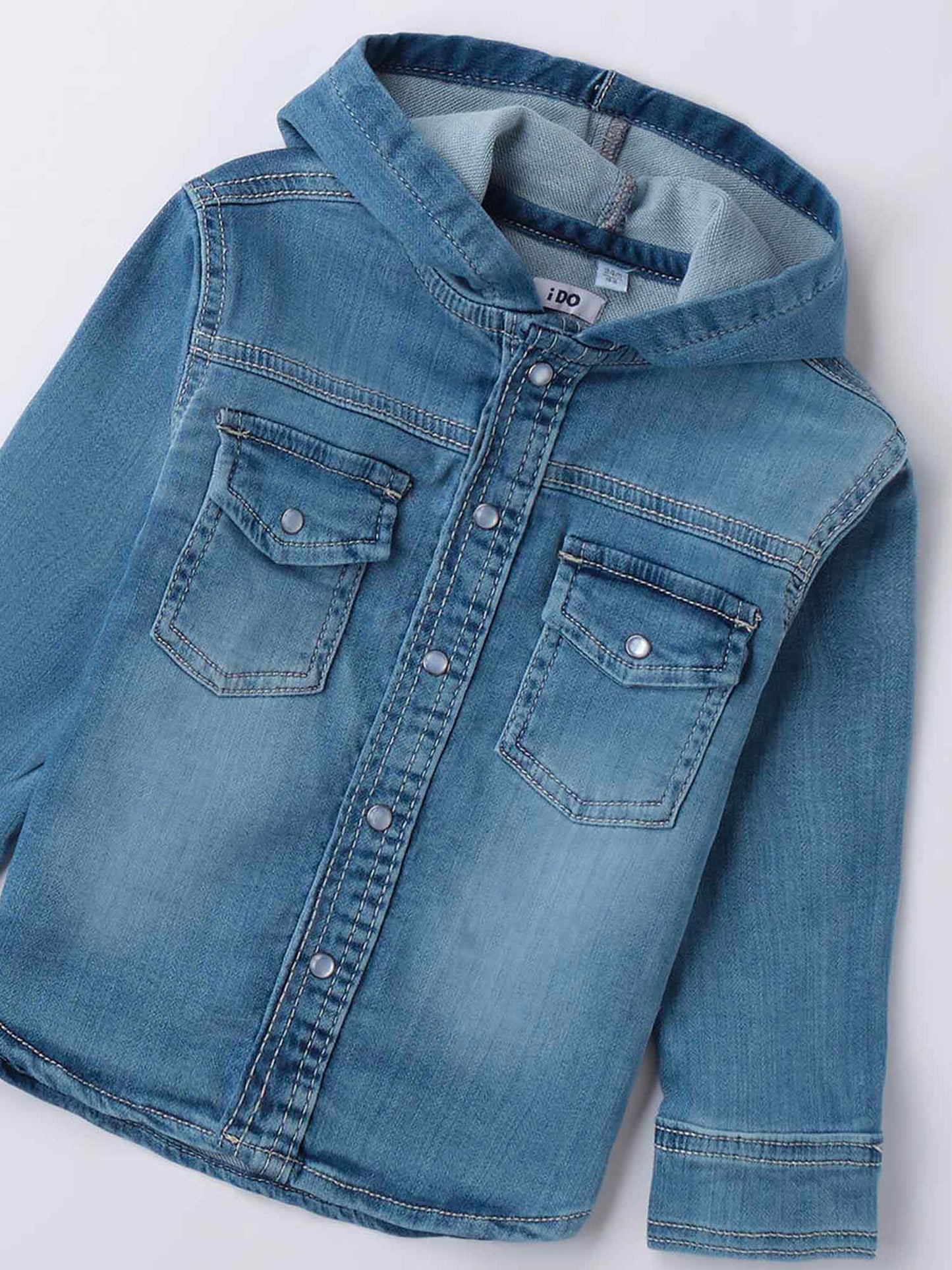 CAMICIA CON CAPPUCCIO IDO BAMBINO JEANS