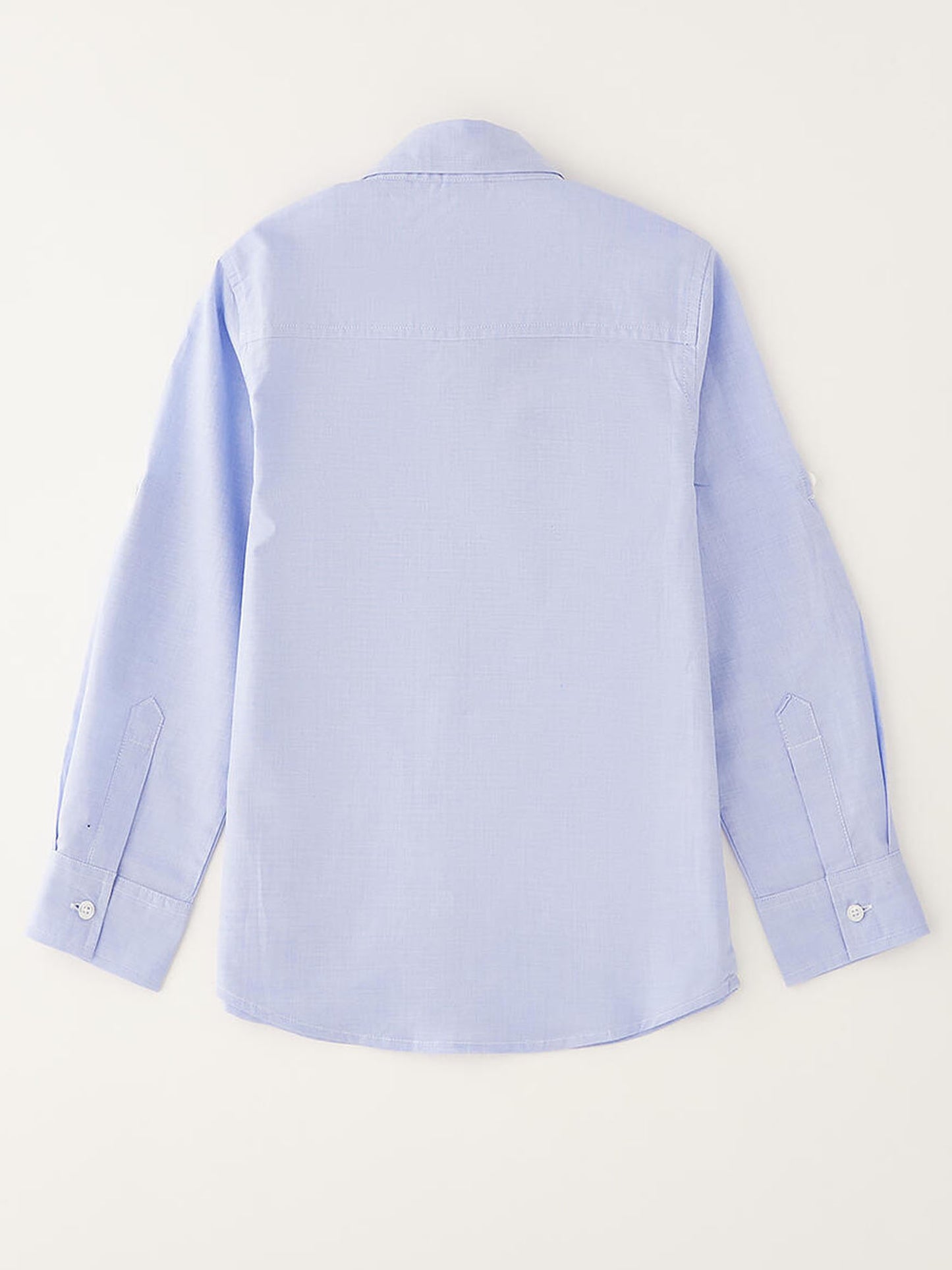 Ido camicia unisex bambino azzurra per la primavera-estate