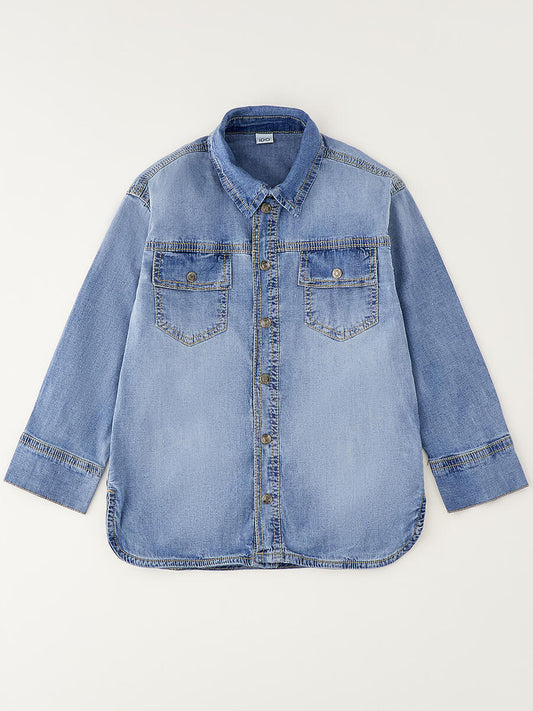 Ido camicia in denim per bambino unisex