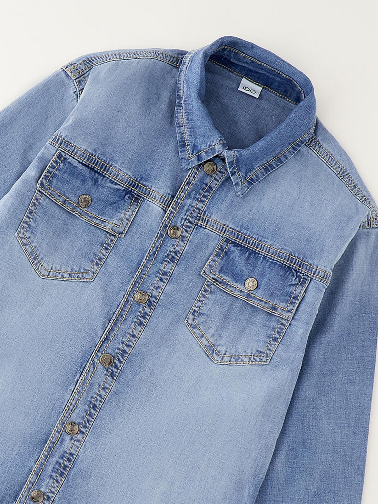 Ido camicia in denim per bambino unisex