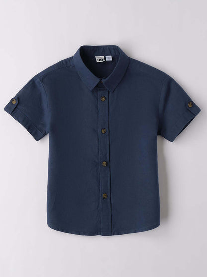 IDO CAMICIA LINO - BLU