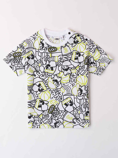 T-SHIRT CON STAMPA IDO BAMBINO FANTASIA