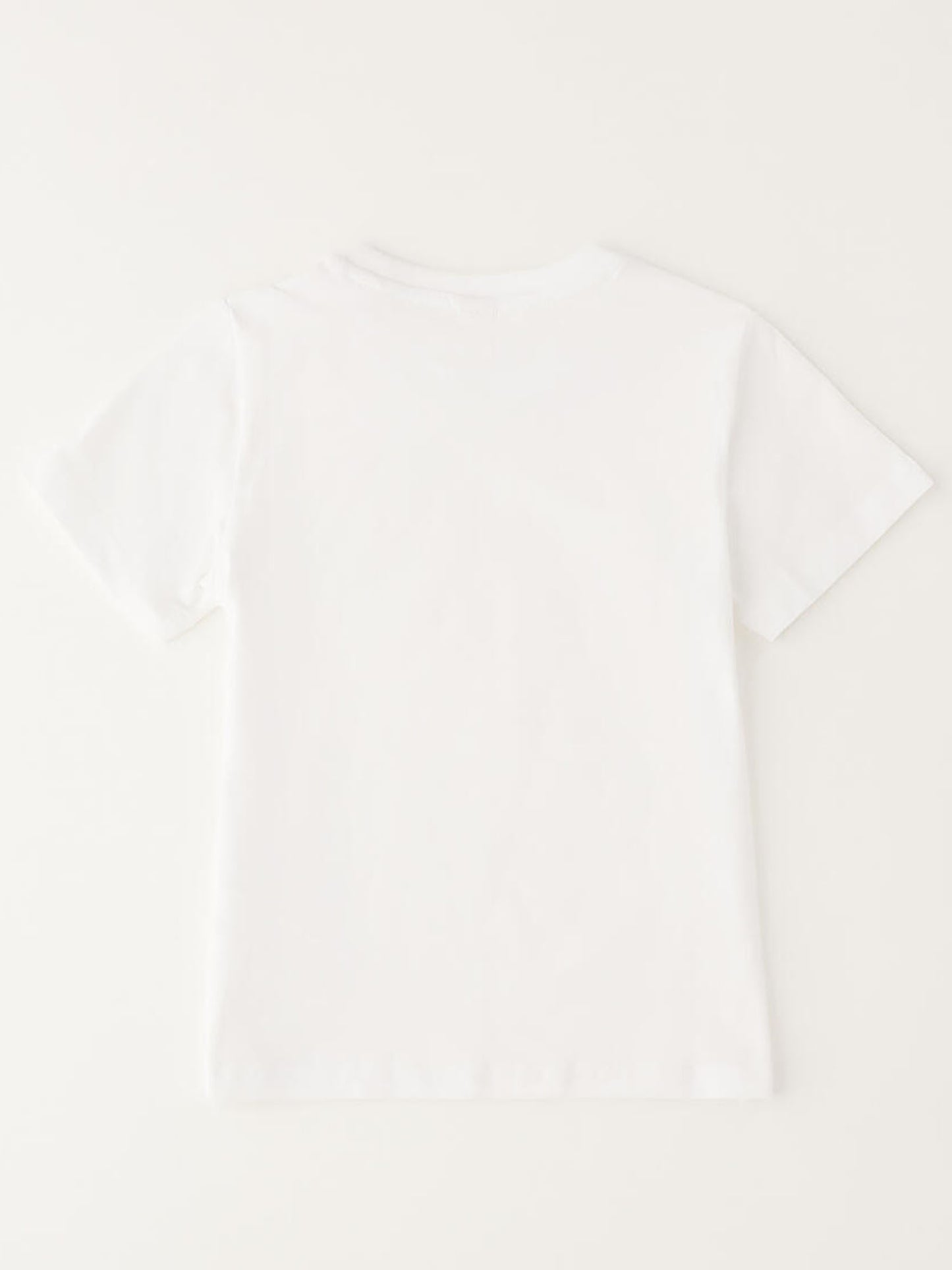 T-shirt maniche corte unisex bambino bianca Ido