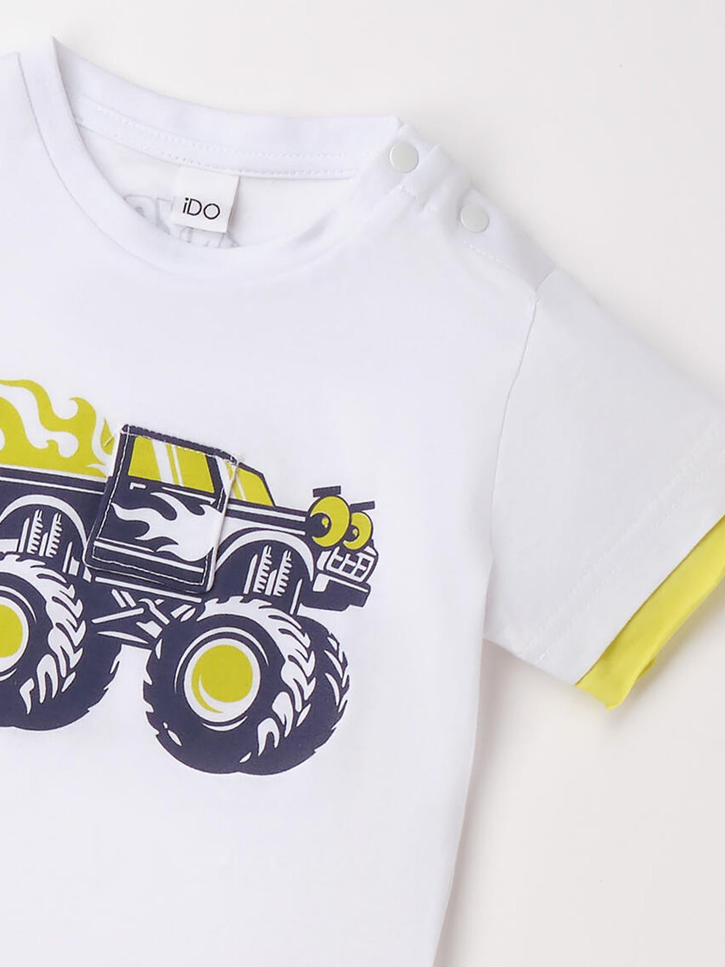 Ido t-shirt maniche corte unisex bambino bianca
