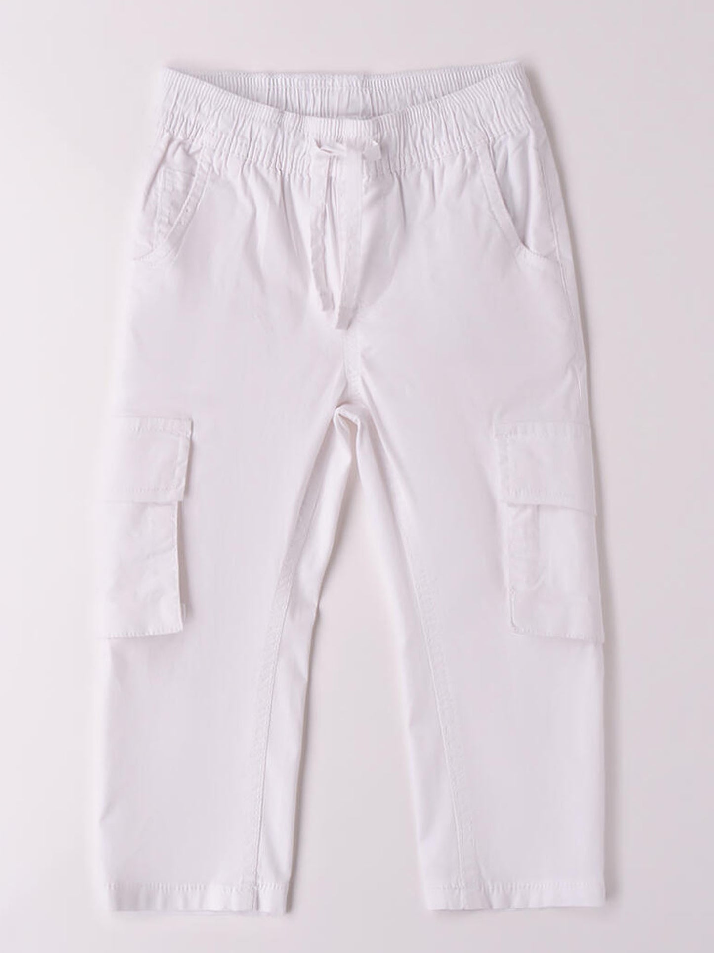 PANTALONE CARGO IDO BAMBINO BIANCO