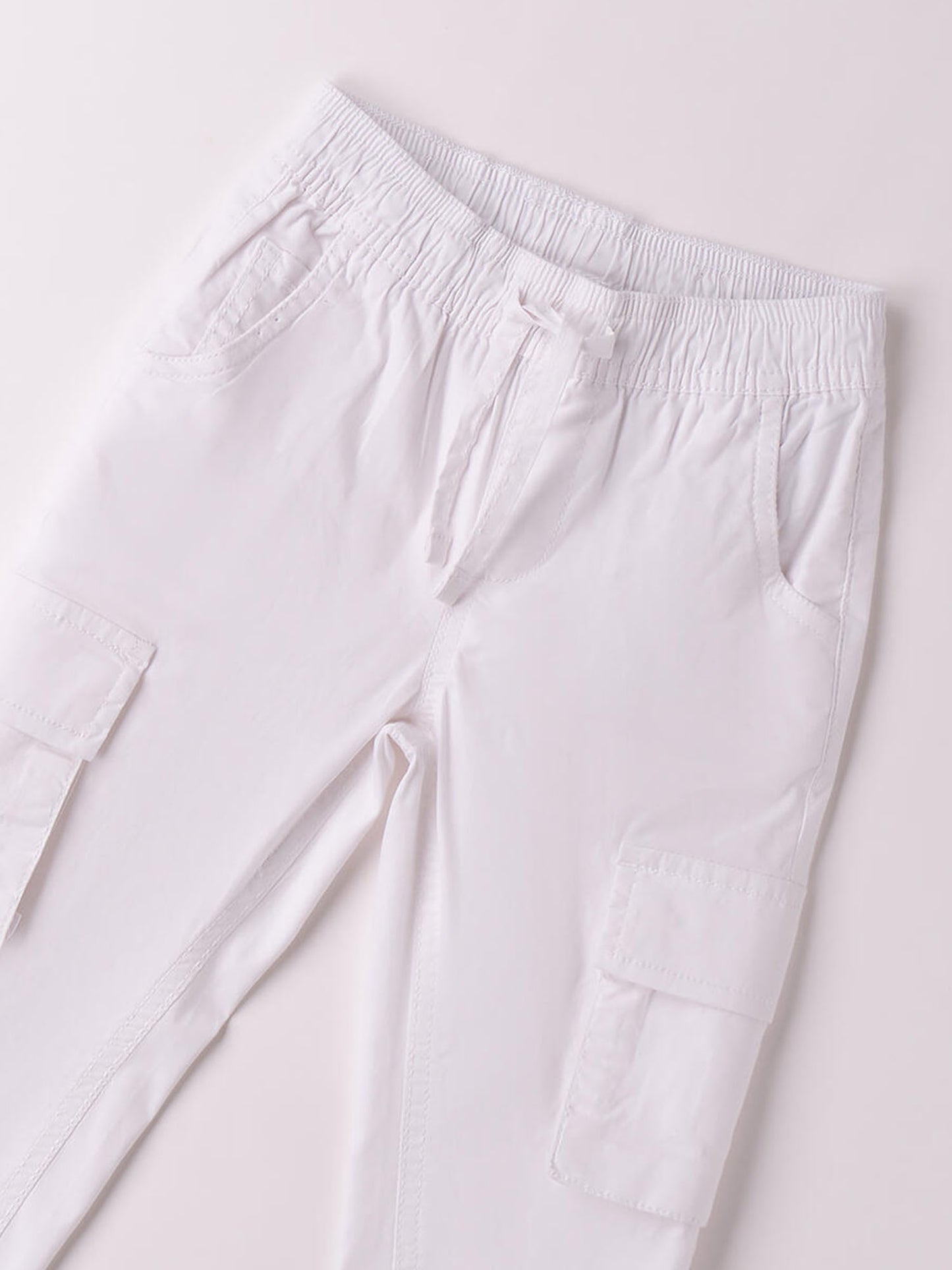 PANTALONE CARGO IDO BAMBINO BIANCO