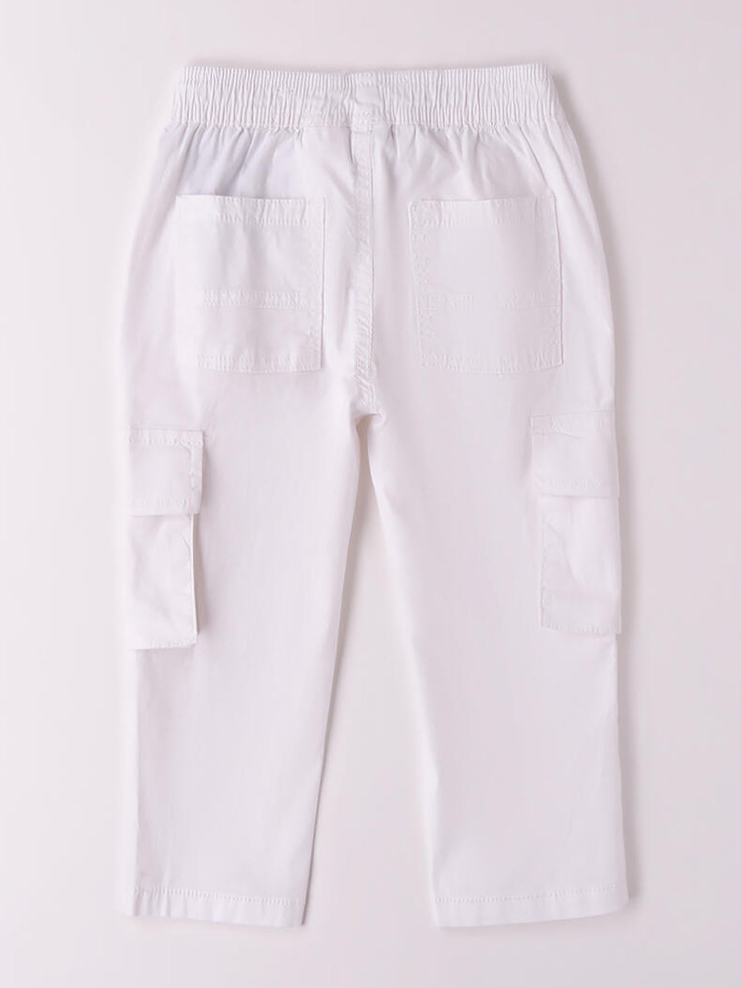 PANTALONE CARGO IDO BAMBINO BIANCO
