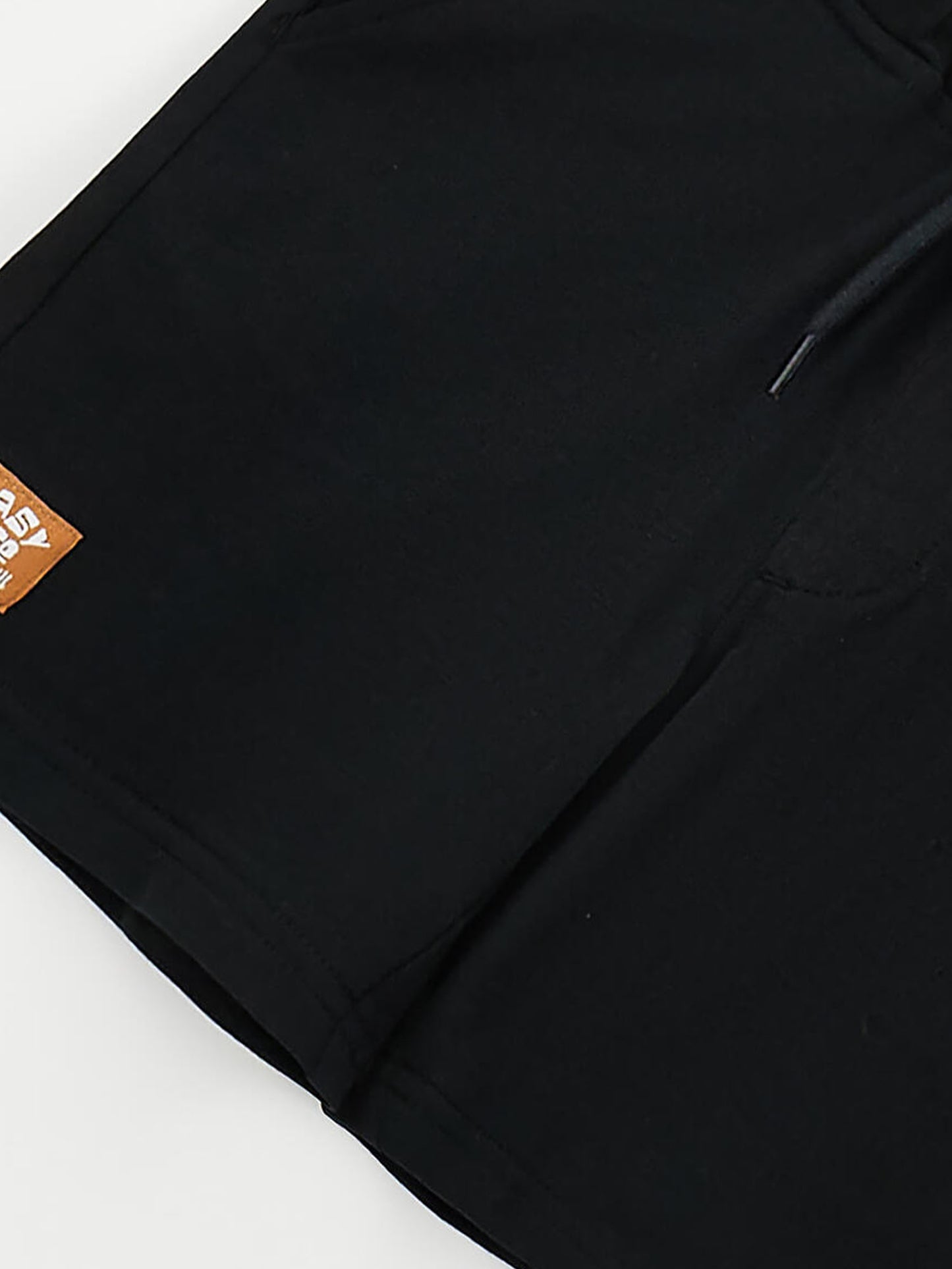 Bermuda felpa nero unisex bambino di Ido per la primavera-estate