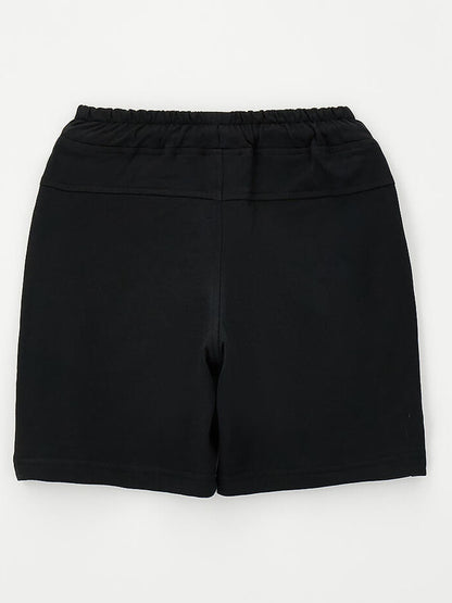 Bermuda felpa nero unisex bambino di Ido per la primavera-estate