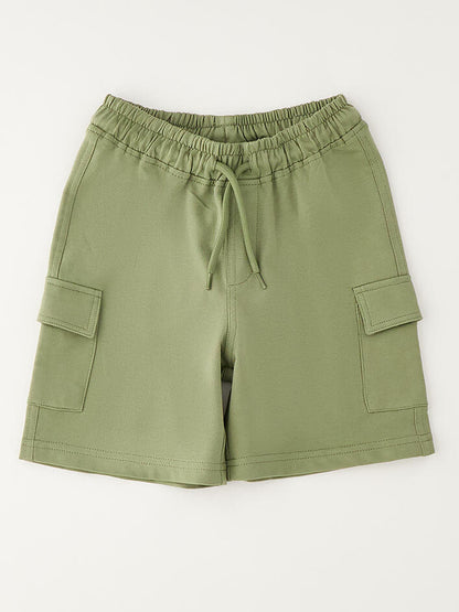 Bermuda verde unisex bambino Ido per la primavera-estate