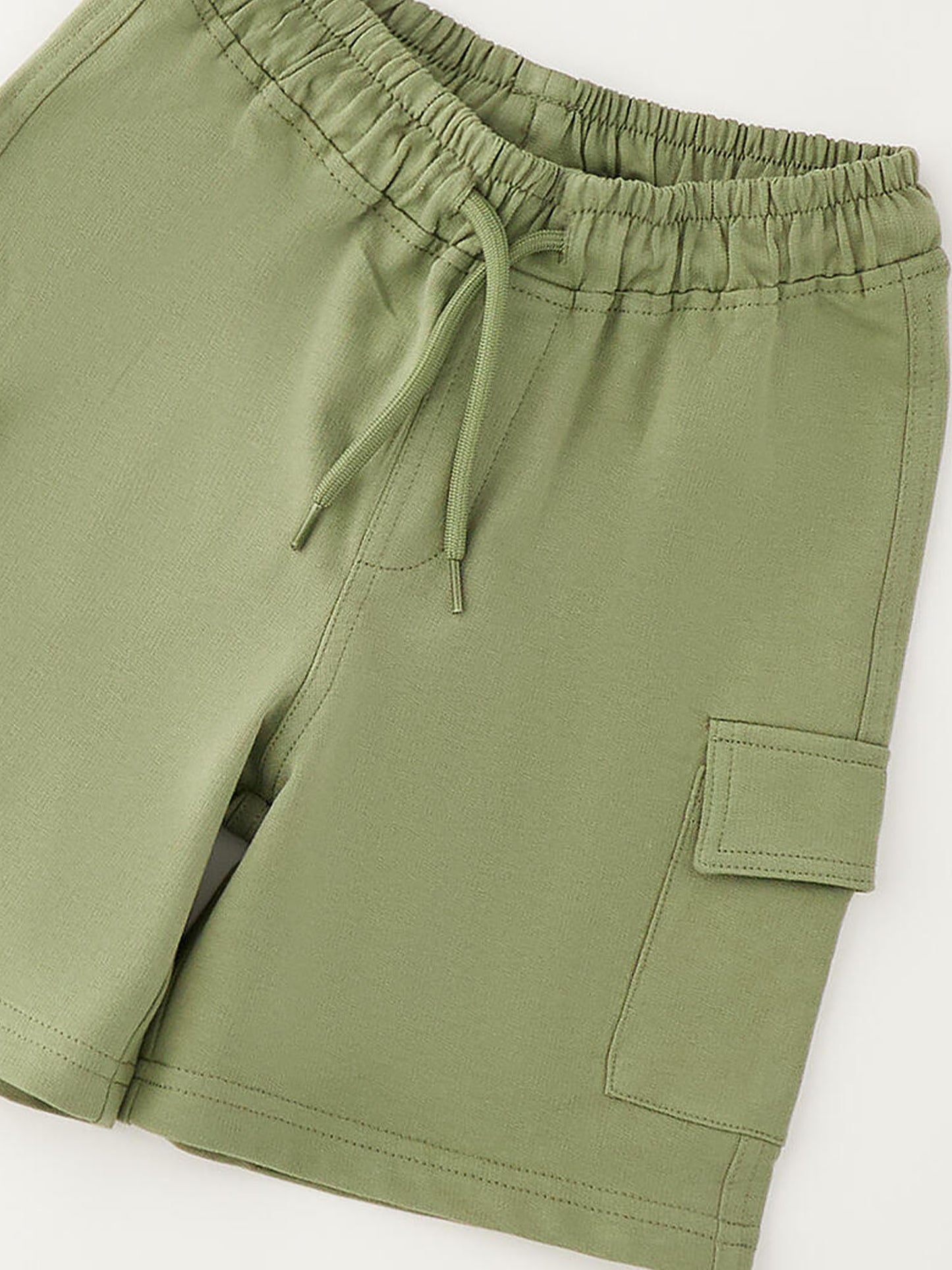 Bermuda verde unisex bambino Ido per la primavera-estate