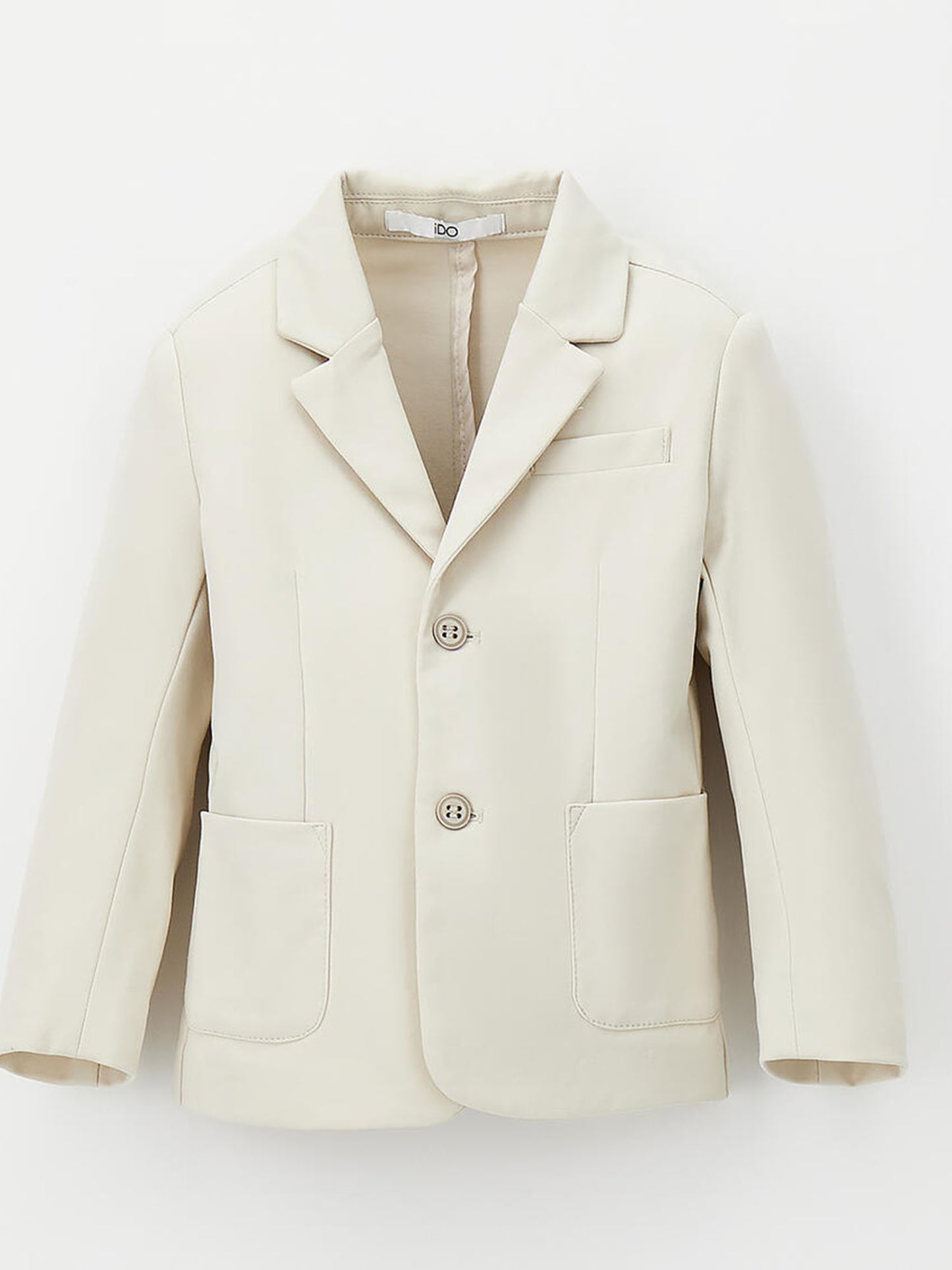 Ido Giacca monopetto per bambino unisex beige