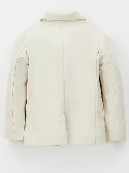 Ido Giacca monopetto per bambino unisex beige