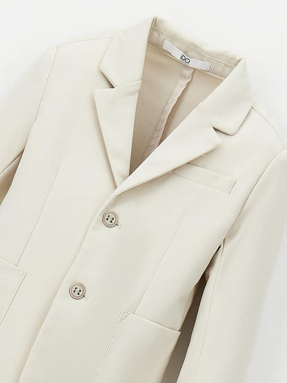 Ido Giacca monopetto per bambino unisex beige