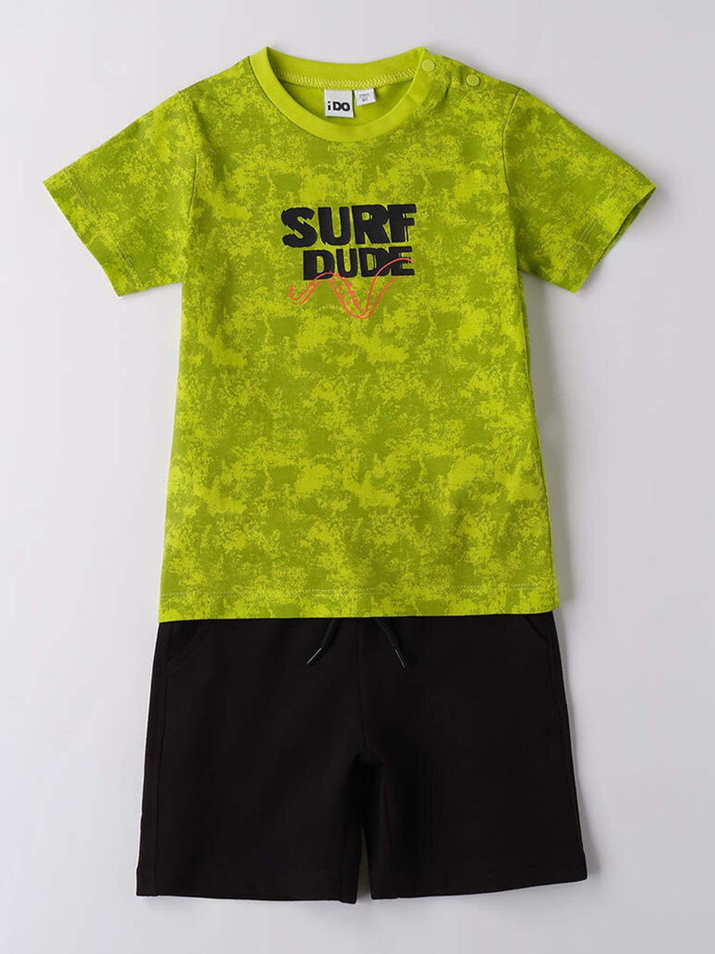 IDO T-SHIRT+BERMUDA - LIME