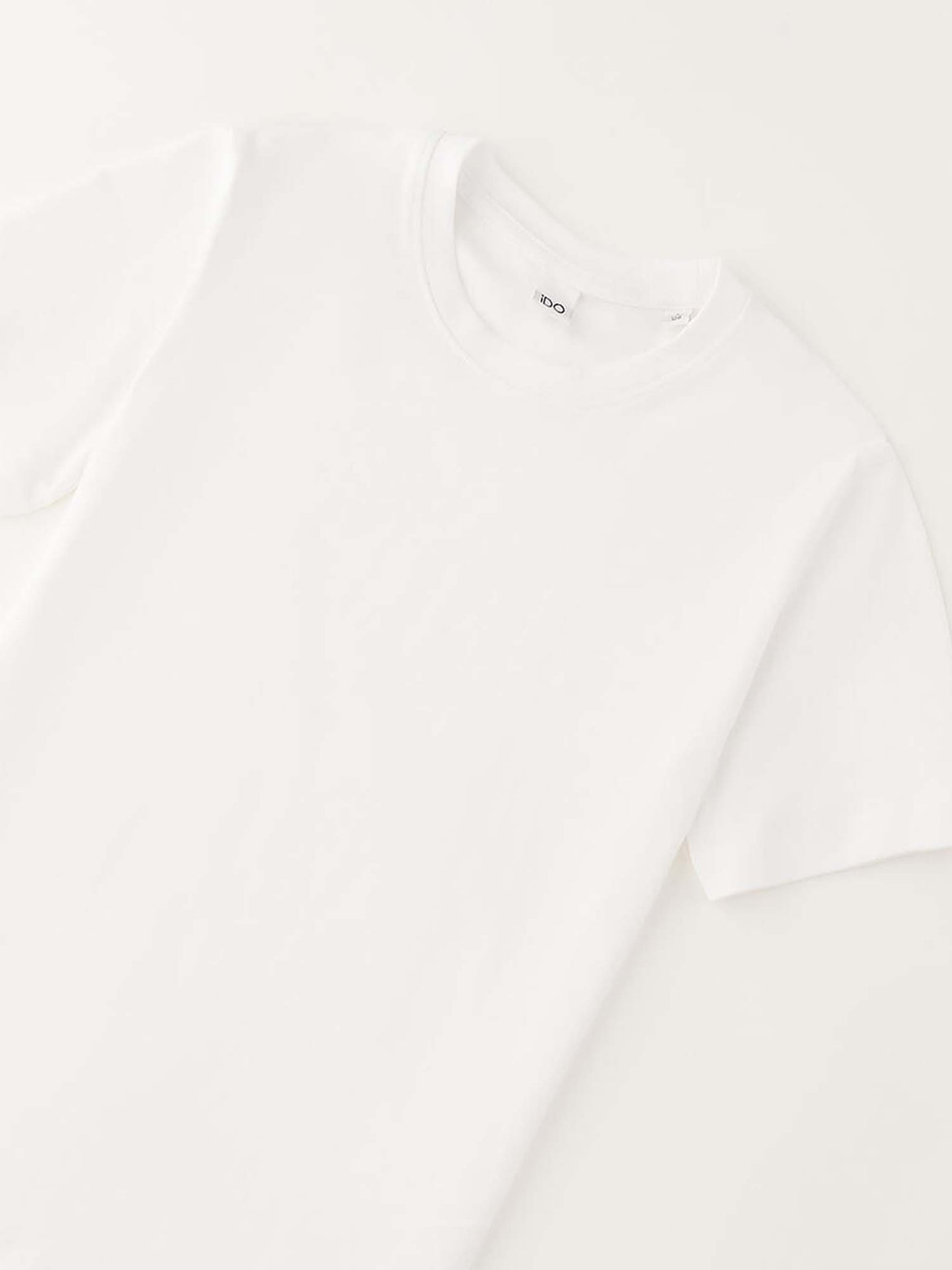 Ido t-shirt a maniche corte unisex bambino bianca