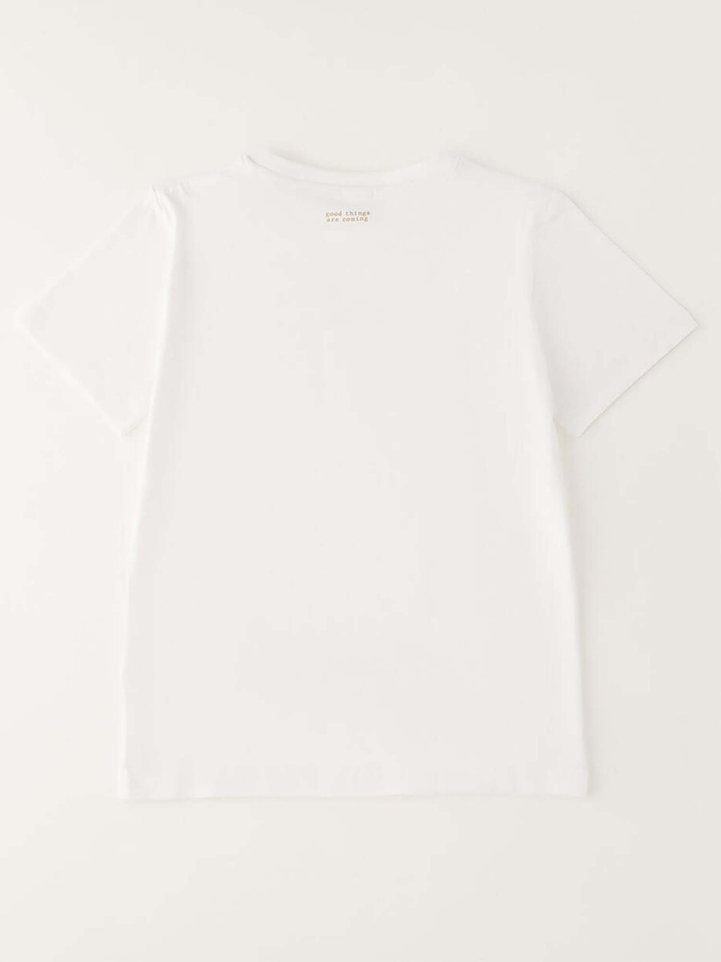 T-shirt a maniche corte unisex bambino bianca Ido