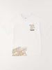 t-shirt-maniche-corte-unisex-bambino-in-cotone-bianco-ido