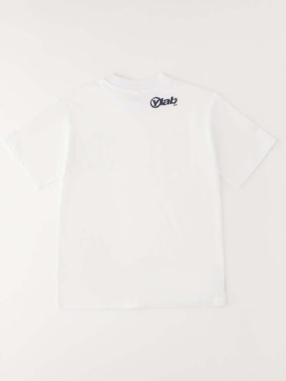 T-shirt maniche corte unisex bambino in cotone bianco Ido