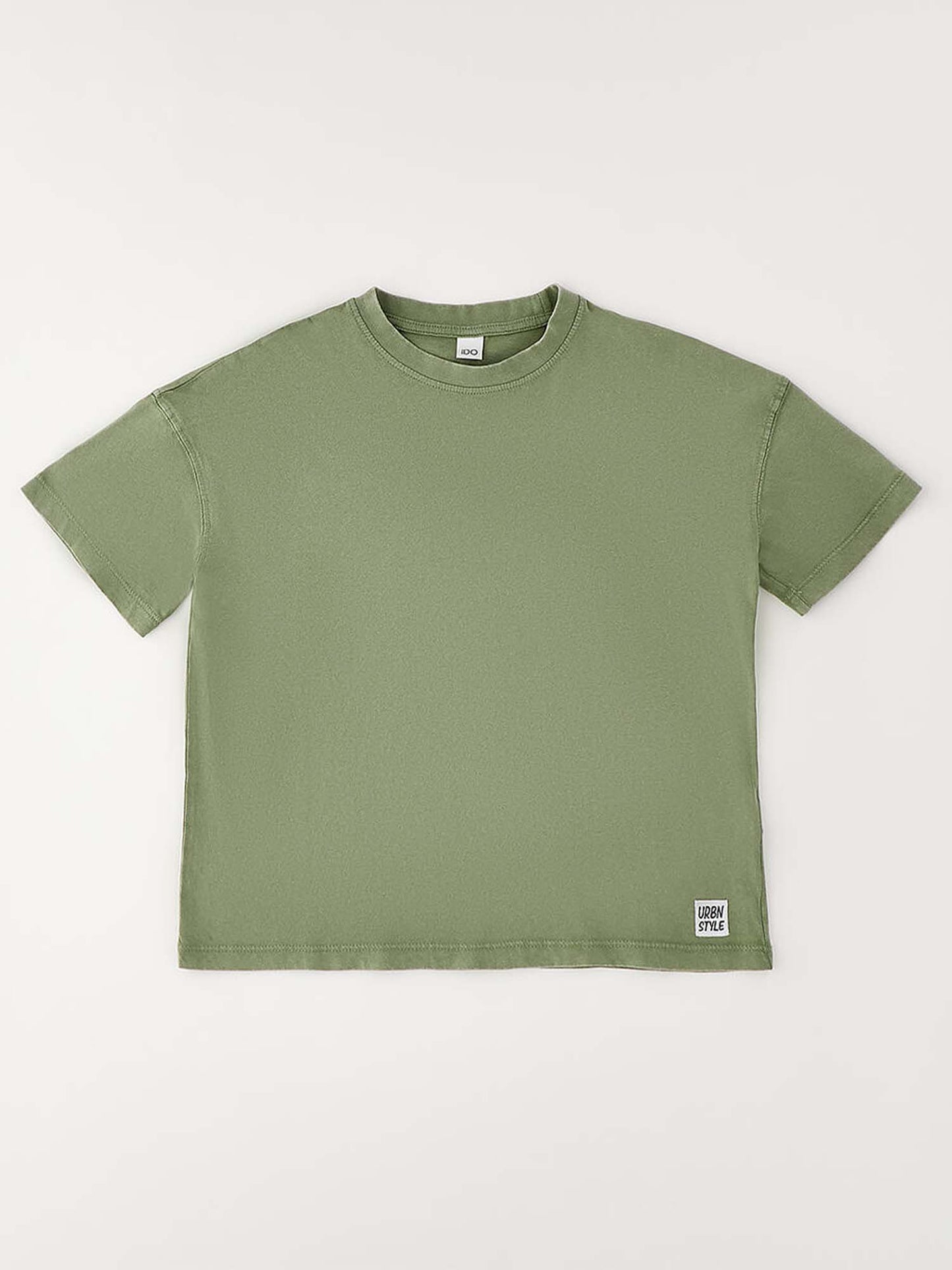 T-shirt verde da bambino unisex di Ido, modello 4G636 5454