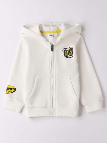 IDO FELPA ZIP CAPPUC