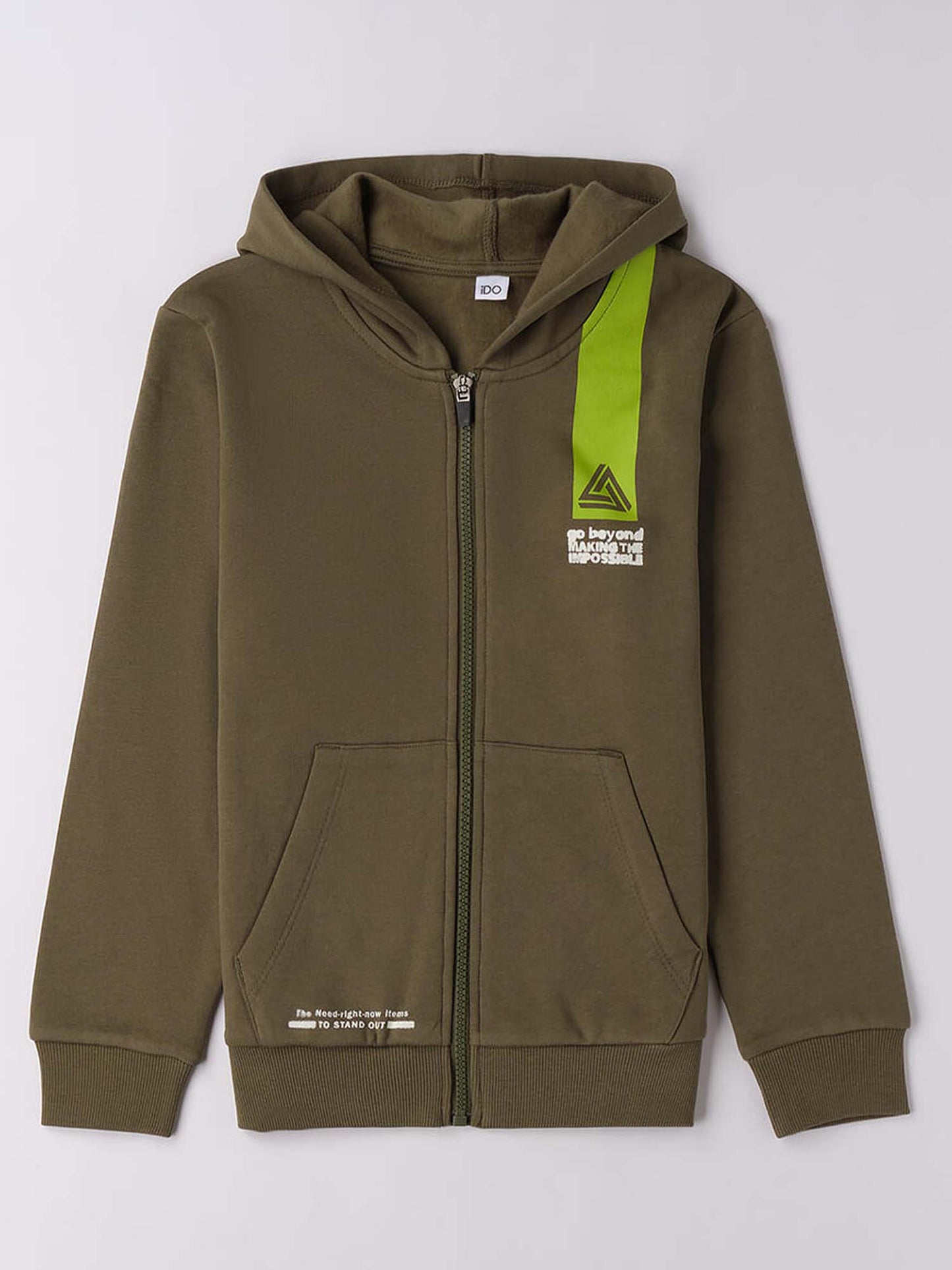 FELPA CON CAPPUCCIO BTS iDO DA RAGAZZO VERDE