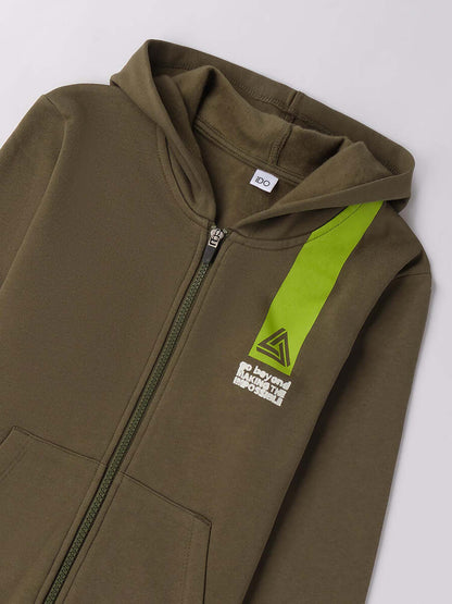 FELPA CON CAPPUCCIO BTS iDO DA RAGAZZO VERDE