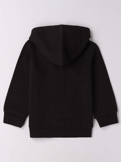 FELPA CON CAPPUCCIO BTS iDO DA BAMBINO NERO