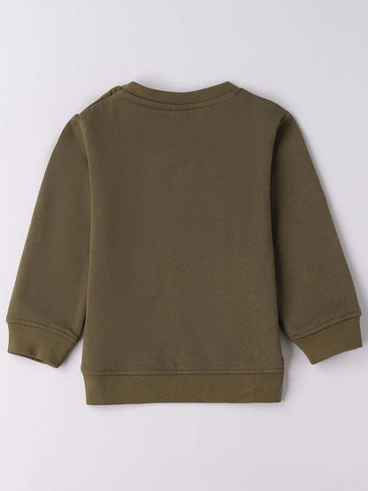 FELPA GIROCOLLO BTS iDO DA BAMBINO VERDE