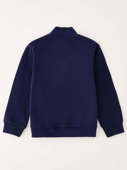 Felpa con zip Ido unisex bambino blu