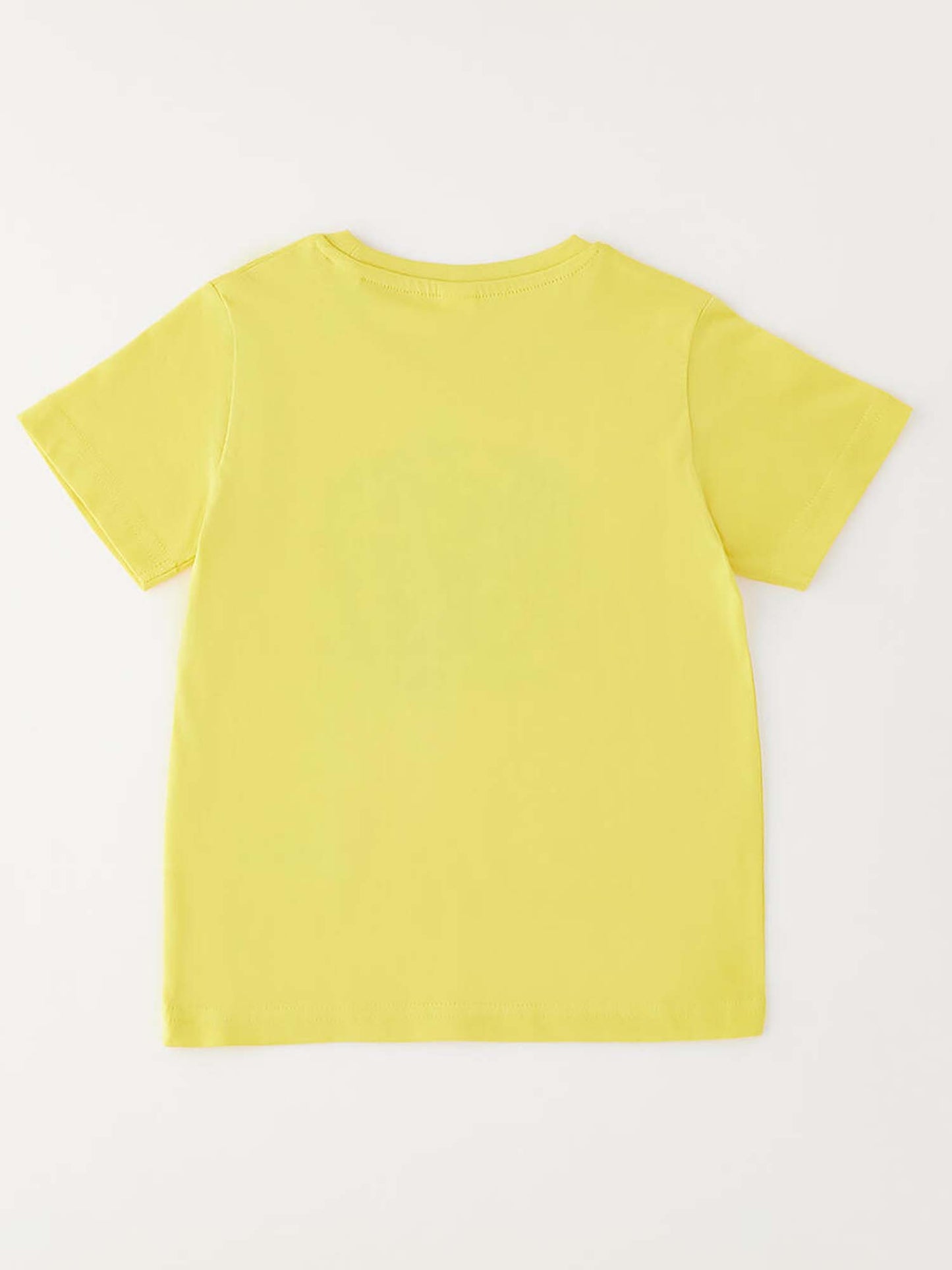 Ido t-shirt girocollo unisex bambino in giallo