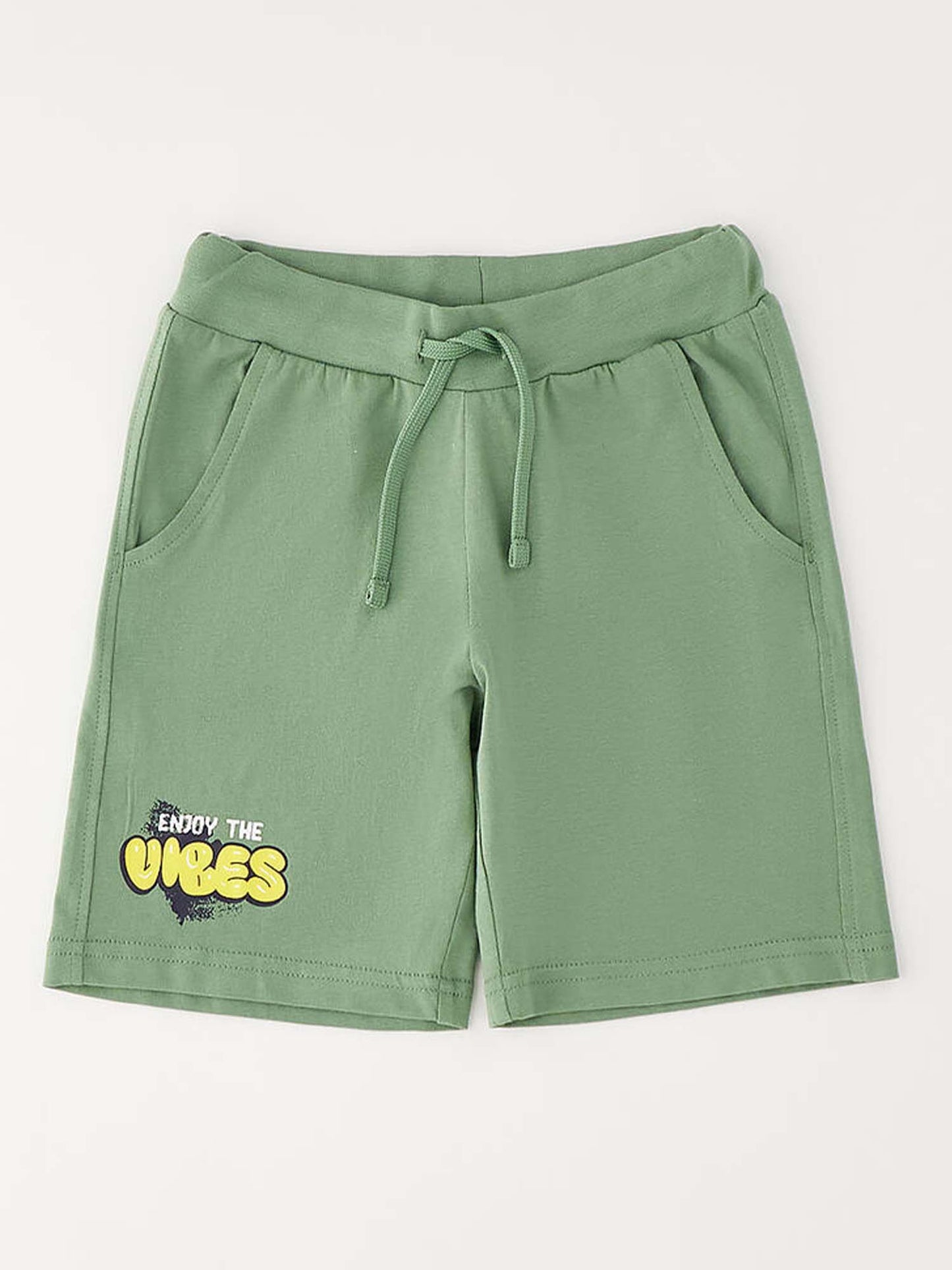 Shorts Ido in verde unisex bambino per la primavera-estate