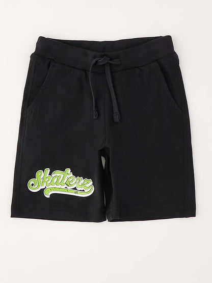 Shorts Idò unisex bambino neri comodi e versatili