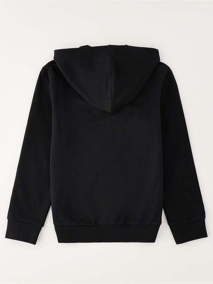 Felpa con zip e cappuccio Ido per bambino unisex nera