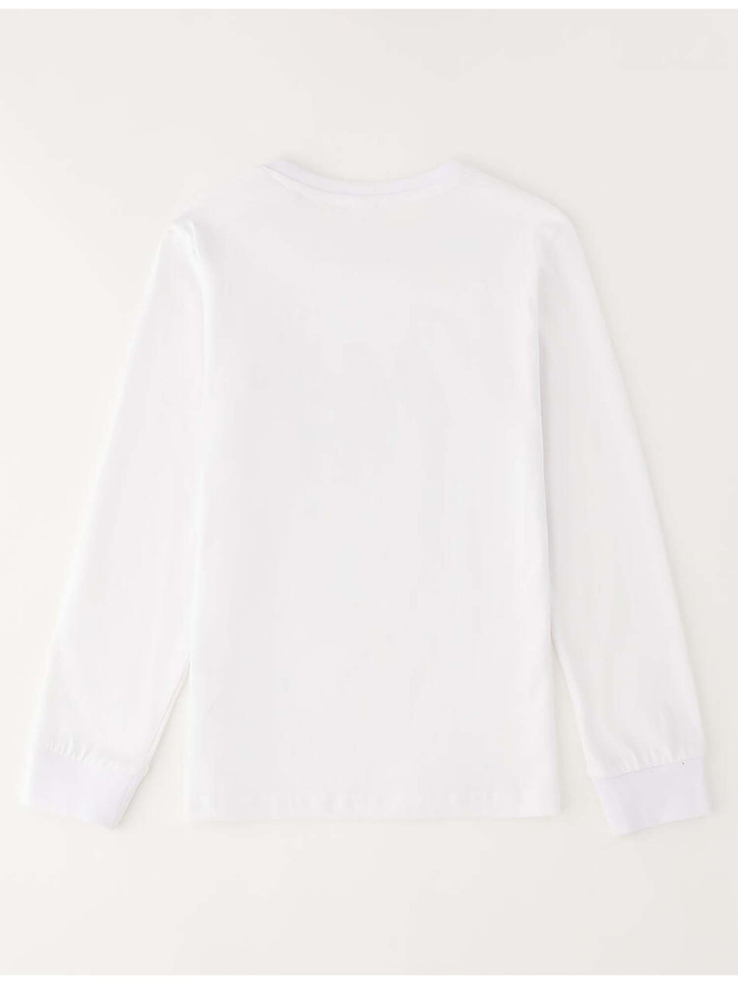 T-shirt bianca a maniche corte unisex bambino di Ido