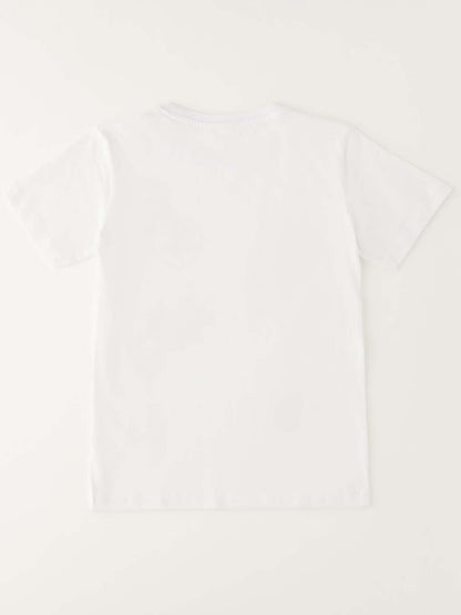 Ido BTS t-shirt a maniche corte unisex bambino bianca